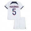 Paris Saint-Germain Marquinhos #5 Auswärtstrikot 2023-24 Kurzarm (+ kurze hosen)